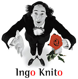 Ingo Knito mit Rose